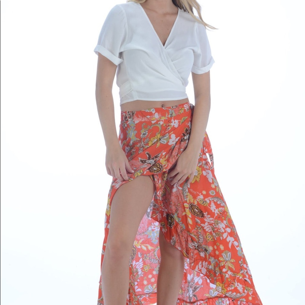 walker&wade

La Playa Skirt / Deep Orang